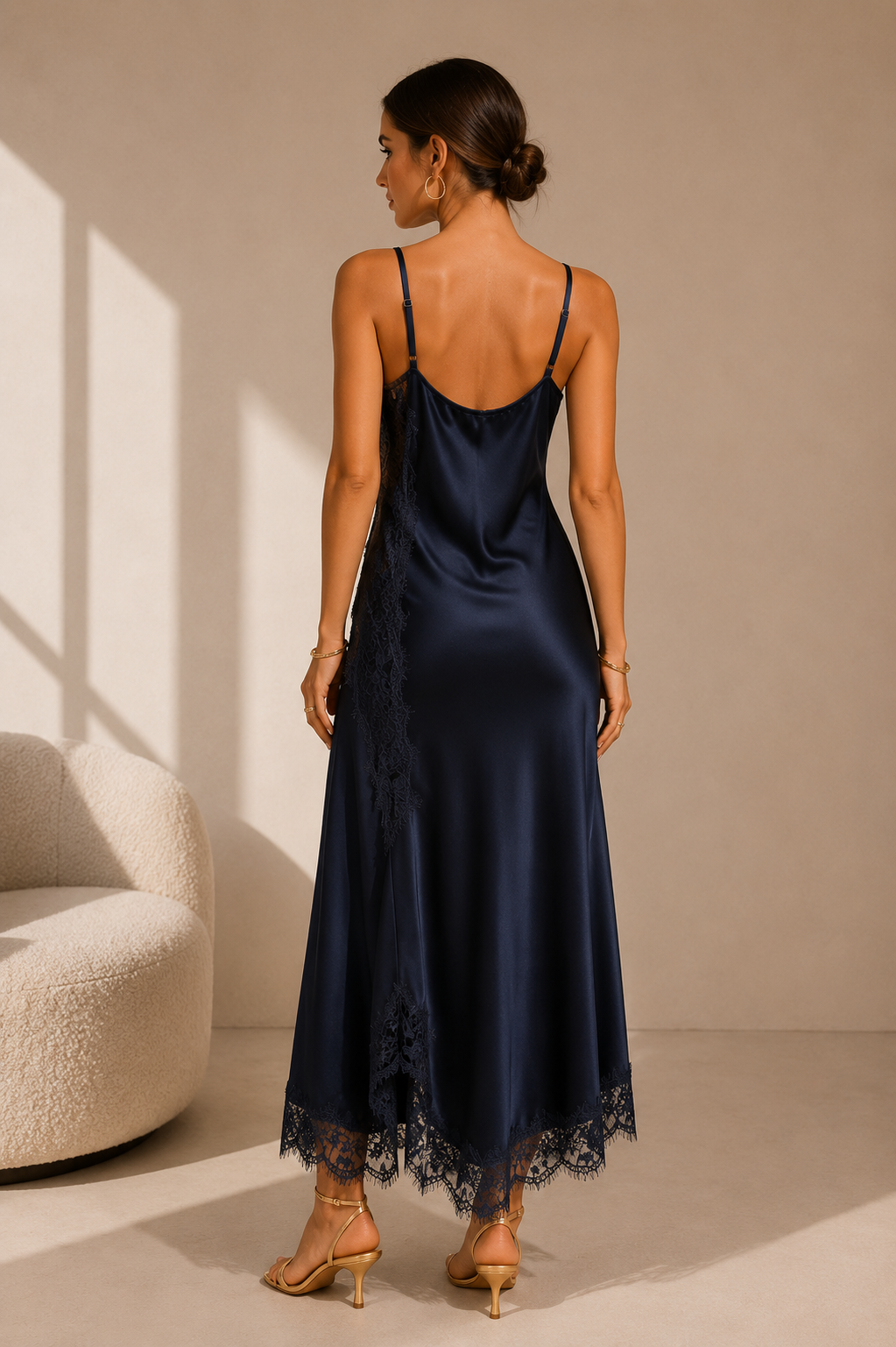 Robe Satin Midnight