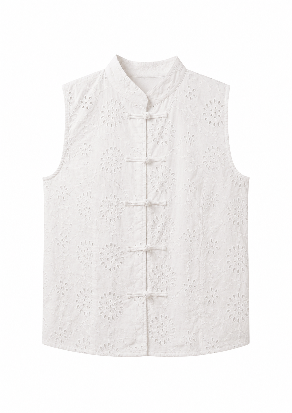 Top Jade Broderie Anglaise